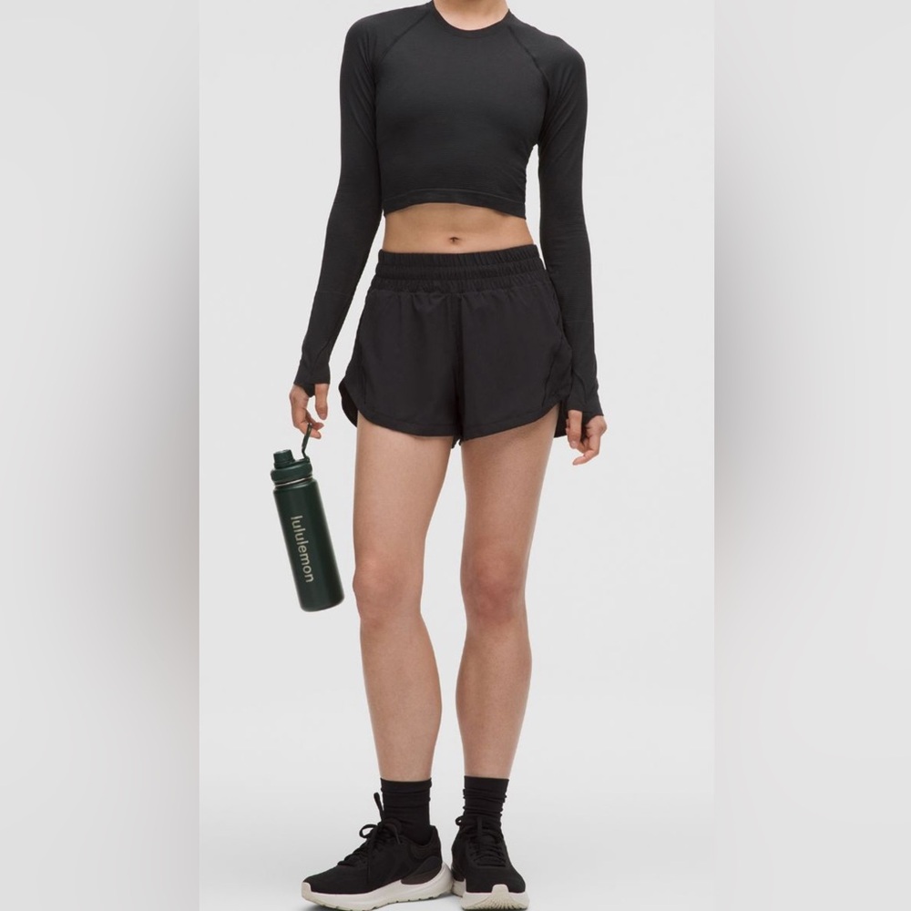 lululemon athletica Women's Black Athletic Shorts